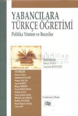 Yabancılara T&uuml;rk&ccedil;e &Ouml;ğretimi