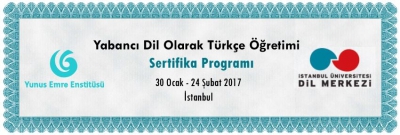 Yunus Emre Enstitisü İstanbul&#039;da Sertifika Programı Düzenliyor